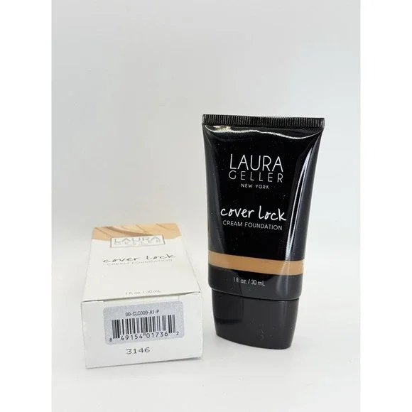 Laura Geller • Cover Lock • Cream Foundation • 1oz/30mL • Shade Honey • NIB - Picture 4 of 4